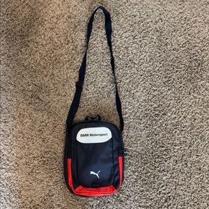 Puma BMW Motorsport Navy & Red Messenger Bag